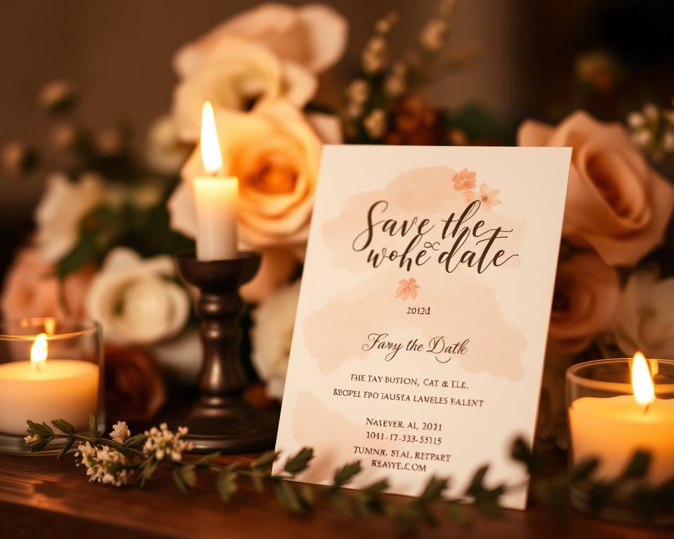 save-the-dates invitations